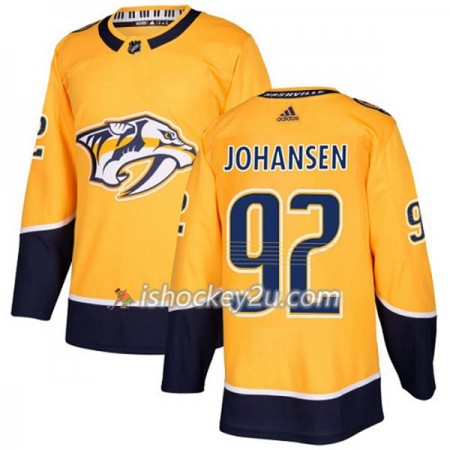 Mænd NHL Nashville Predators Trøje Ryan Johansen 92 Adidas 2017-2018 Guld Authentic